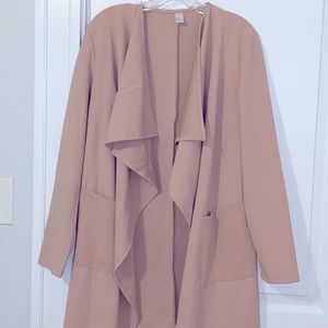 Long open coat